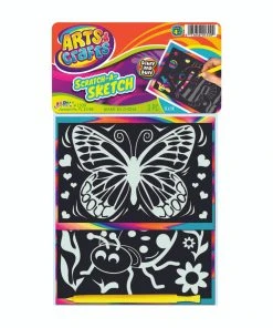 Ja-Ru Arts & Crafts Scratch Sketch -Play-Doh shop 1309b 09717.1655959732