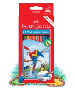 12 Faber-Castell Watercolour Pencils -Play-Doh shop 16 114462 WatercolourPencil Standard 12Box 2 60942.1640053607