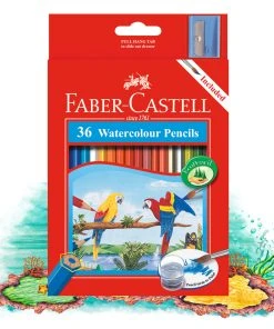 36 Faber-Castell Watercolour Pencils -Play-Doh shop 16 114466 WatercolourPencil Standard 36Box 2 01713.1640055124