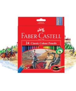 24 Faber-Castell Classic Colour Pencils -Play-Doh shop 16 115854 artwork 86125.1640053775