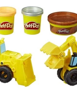 Play-Doh Wheels Excavator And Loader Construction Trucks -Play-Doh shop 19000612 3 32562.1633496328