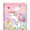 Diary With Lock & Keys Unicorn Design