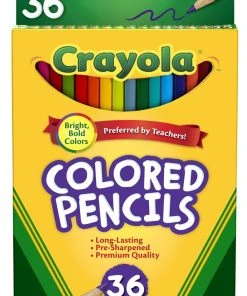 Crayola 36 Full Size Colored Pencils -Play-Doh shop 21001550 1 87741.1641791702