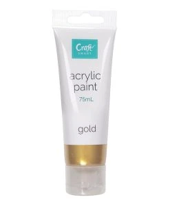 Craftsmart Acrylic 75ML Gold