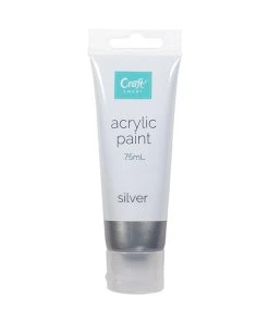 Craftsmart Acrylic 75ML Silver