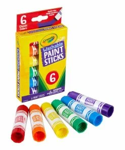 Crayola 6 Colours Washable Paint Sticks -Play-Doh shop 21007625 1 20933.1637637245