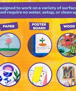 Crayola 6 Colours Washable Paint Sticks -Play-Doh shop 21007625 4 96331.1637637245