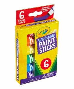 Crayola 6 Colours Washable Paint Sticks -Play-Doh shop 21007625 7 15049.1637637245