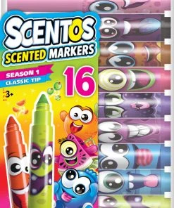 Scentos Scented Mini Markers 16 Pack