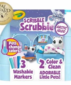 Crayola Scribble Scrubbie Pets Arctic Igloo -Play-Doh shop 22002101 1 43539.1661509551