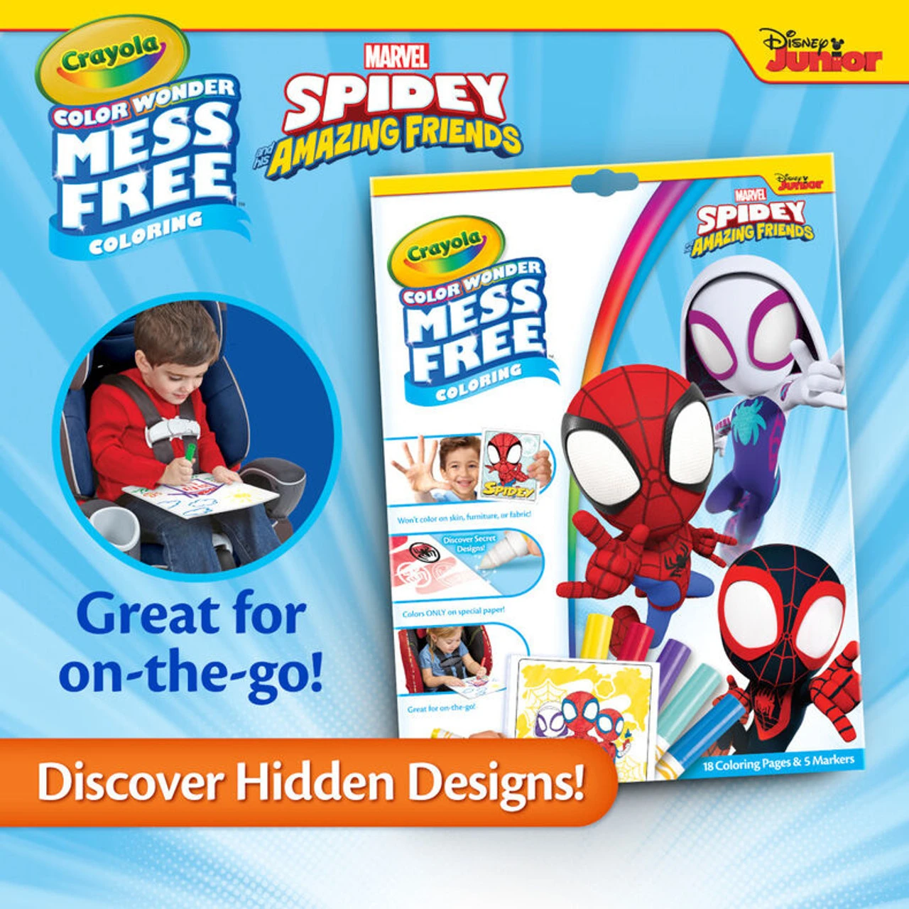 Crayola Colour Wonder Marvel Spidey And Friends 7 Crayola Colour Wonder Marvel Spidey And Friends - Image 5