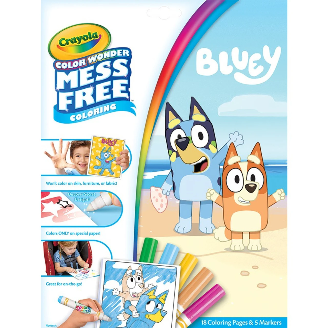 Crayola Colour Wonder Bluey 4 Crayola Colour Wonder Bluey - Image 2