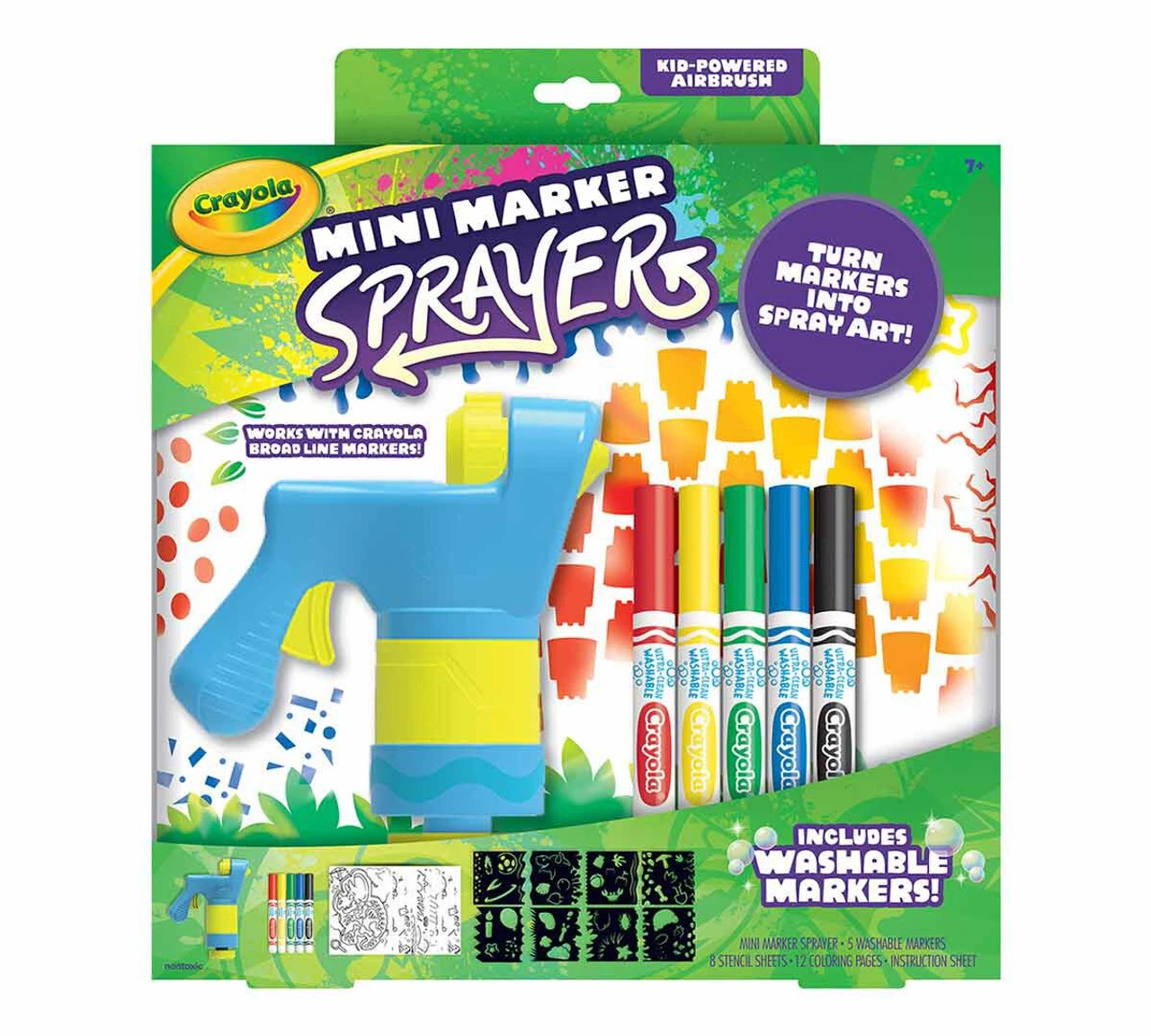 Crayola Mini Marker Sprayer 4 Crayola Mini Marker Sprayer - Image 2