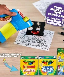Crayola Mini Marker Sprayer 10 Crayola Mini Marker Sprayer -Play-Doh shop 22005644 4 53229.1661509331
