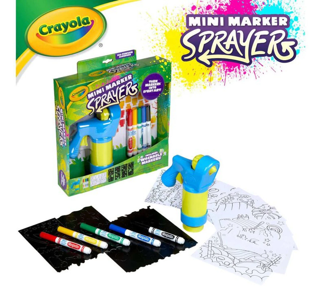 Crayola Mini Marker Sprayer 3 Crayola Mini Marker Sprayer