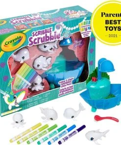 Crayola Scribble Scrubbie Pets Blue Lagoon Playset -Play-Doh shop 22005645 1 76265.1661510180