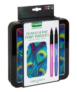 Crayola Signature Pearlescent Paint Markers -Play-Doh shop 22005648 5 07404.1661510606
