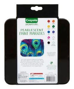 Crayola Signature Pearlescent Paint Markers -Play-Doh shop 22005648 7 35820.1661510606