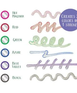 Crayola Signature 6 Count Metallic Outline Paint Markers -Play-Doh shop 22005649 2 12994.1661511082