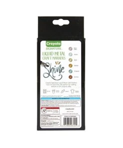 Crayola Signature 6 Count Liquid Metal Craft Markers -Play-Doh shop 22005650 9 23055.1661511156
