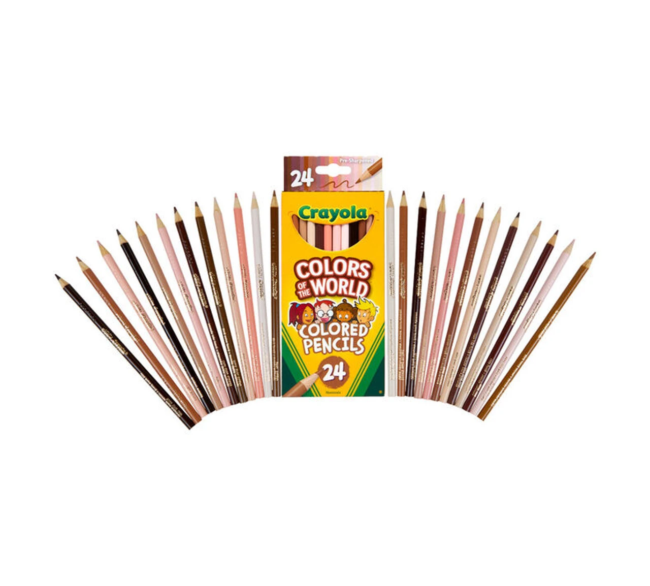 Crayola 24 Colours Of The World Pencils 5 Crayola 24 Colours Of The World Pencils - Image 3