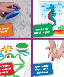 Crayola Spill Proof Washable Paint Kit -Play-Doh shop 23000669 6 25594.1673579119