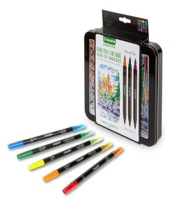 Crayola 16 Signature Brush & Detail Dual-Tip Markers -Play-Doh shop 23000677 1 50987.1673579671