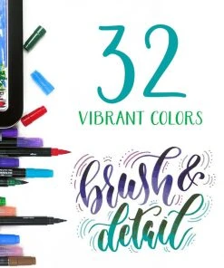 Crayola 16 Signature Brush & Detail Dual-Tip Markers -Play-Doh shop 23000677 3 93120.1673579661