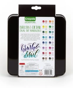 Crayola 16 Signature Brush & Detail Dual-Tip Markers -Play-Doh shop 23000677 8 10340.1673579670