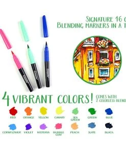Crayola 16 Signature Blending Markers -Play-Doh shop 23000678 2 97029.1673579786