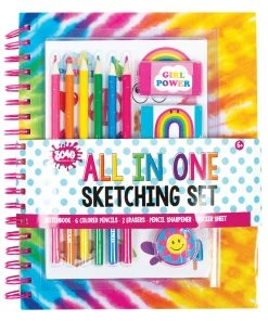 All In One Sketching Set Tie Dye -Play-Doh shop 37117 1 76371.1622719678