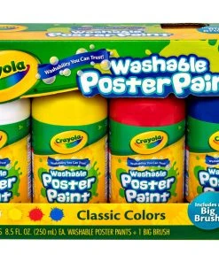 Crayola Washable Poster Paint-A-Pack Classic Colors