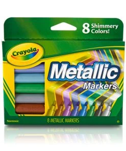 Crayola 8 Metallic Markers -Play-Doh shop 58 8628 0 201 Metallic Markers 8ct F1 19960.1612514012