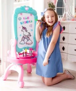 Grow'n Up Fab Studio 3-in-1 Vanity Easel -Play-Doh shop 6041 lifestyle7 04553.1580453262