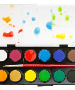 12 Faber-Castell School Watercolour Paint Pan Pack -Play-Doh shop 62 125011 3 97430.1640053534