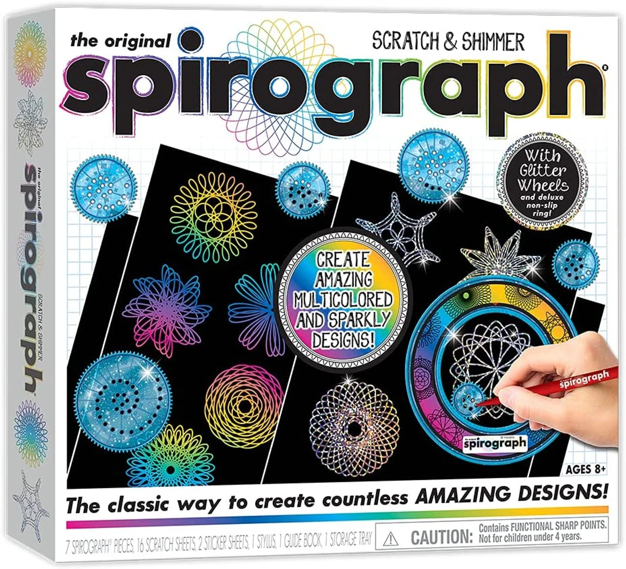 Spirograph Scratch & Shimmer 3 Spirograph Scratch & Shimmer