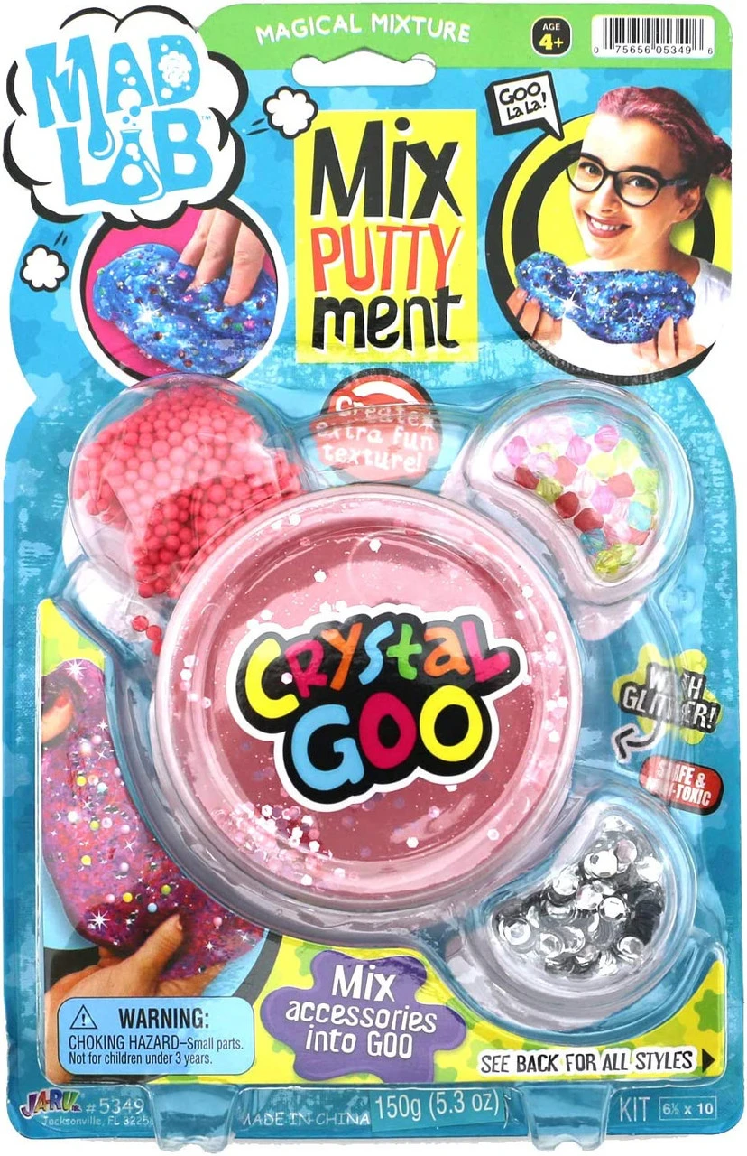Mad Lab Mix Putty Crystal Glitter Slime Goo 7 Mad Lab Mix Putty Crystal Glitter Slime Goo - Image 5