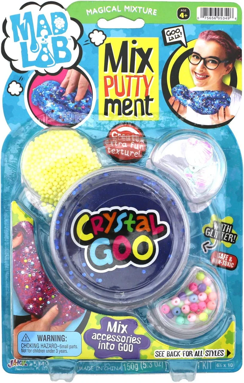 Mad Lab Mix Putty Crystal Glitter Slime Goo 3 Mad Lab Mix Putty Crystal Glitter Slime Goo