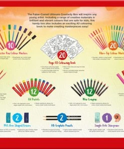 Faber-Castell The Ultimate Creativity Box - 80 Pieces -Play-Doh shop 88 379804 GiftSet TheUltimateCreativityBox ProductShot Back 62974.1640055169