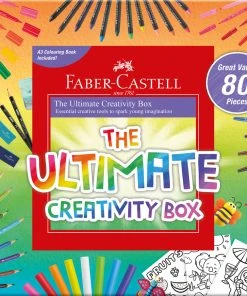 Faber-Castell The Ultimate Creativity Box - 80 Pieces -Play-Doh shop 88 379804 GiftSet TheUltimateCreativityBox ProductShot Front 11417.1640055168