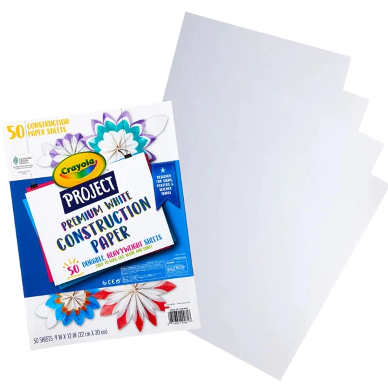 Crayola Premium Art & Craft Paper White