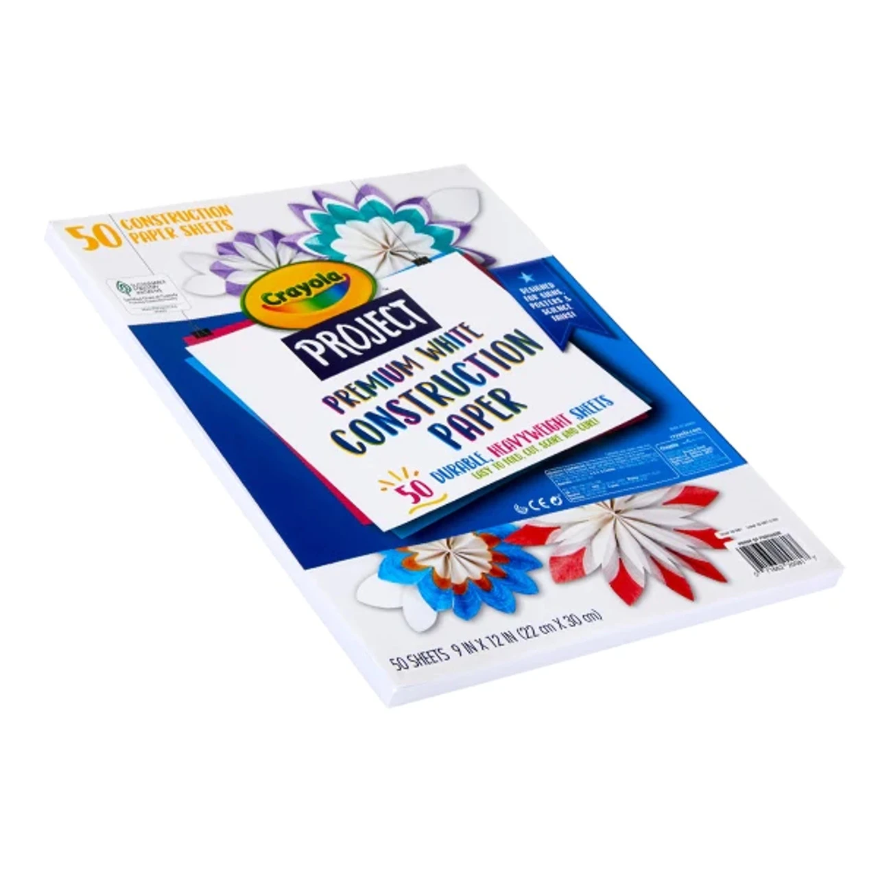 Crayola Premium Art & Craft Paper White - Image 2
