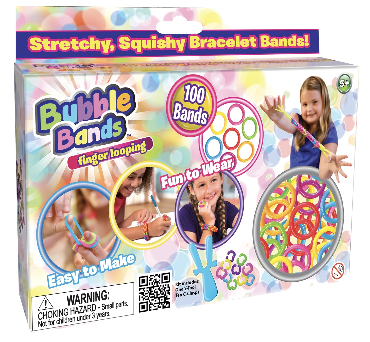 Bubble Bands 100 Piece Set 3 Bubble Bands 100 Piece Set