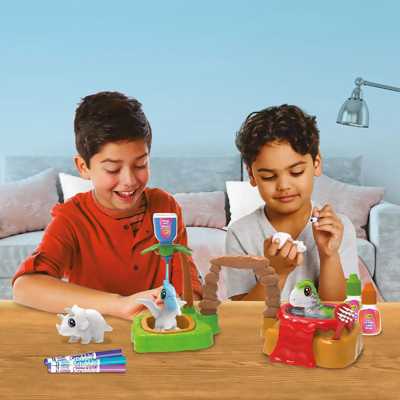 Crayola Scribble Scrubbie Dinosaur Island 4 Crayola Scribble Scrubbie Dinosaur Island - Image 2