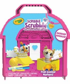 Crayola Scribble Scrubbie Pets Backyard Bungalow Playset -Play-Doh shop Crayola Scribble Scrubbie Pets Backyard Bungalow Playset 1 02301.1674778468