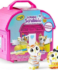 Crayola Scribble Scrubbie Pets Backyard Bungalow Playset