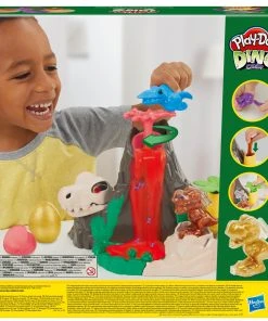 Play-Doh Slime Dino Crew Lava Bones Island Playset With HydroGlitz Compound -Play-Doh shop F1500RC00 5010993884803 back 20 60921.1610932608