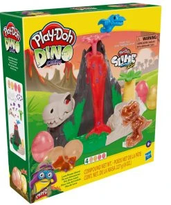 Play-Doh Slime Dino Crew Lava Bones Island Playset With HydroGlitz Compound -Play-Doh shop F1500RC00 5010993884803 left 20 46218.1610932626
