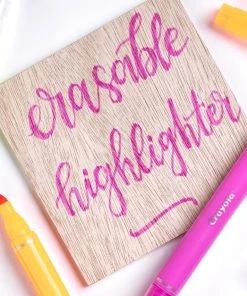 Crayola Take Note Erasable Highlighters, 6 Count -Play-Doh shop TakeNote ProductLS LS32 17321.1612744637