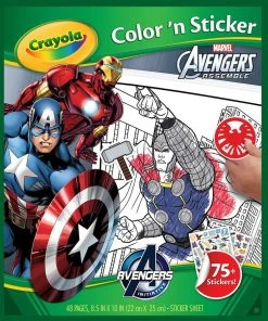 Crayola Color & Sticker Book: Avengers